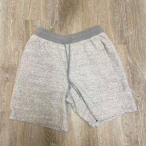 Lululemon Light Gray Men's Knit Drawstring Shorts